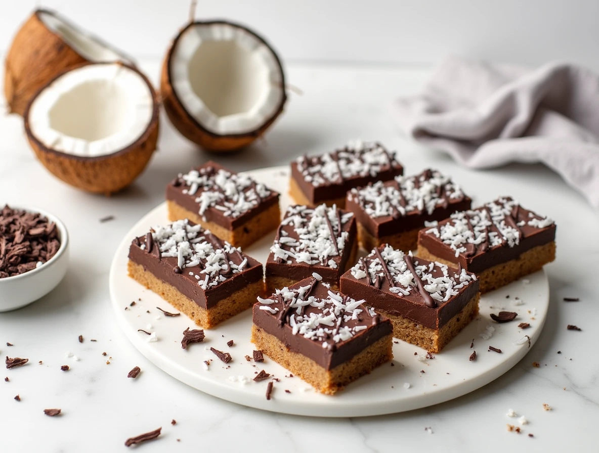 No-Bake Chocolate Coconut Bars