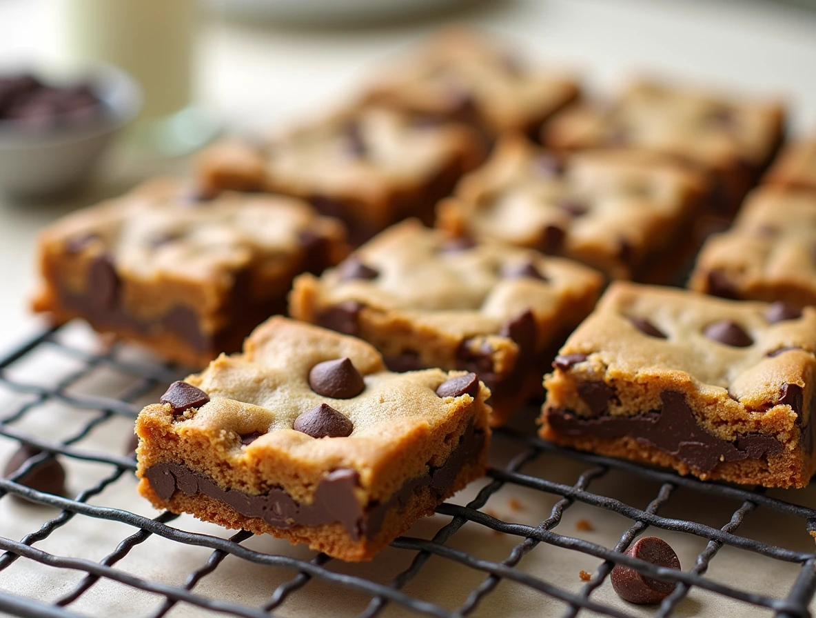 Chewy Chocolate Chip Cookie Bars