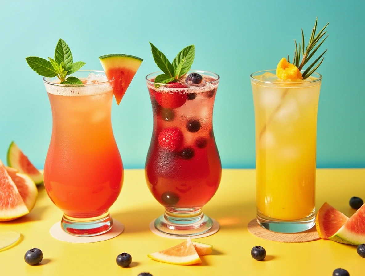 Creative Twisted Tea Mocktails Creative Twisted Tea Mocktails: Twisted Tea Fruit Punch, Twisted Tea Berry Spritzer, Twisted Tea Tropical Delight